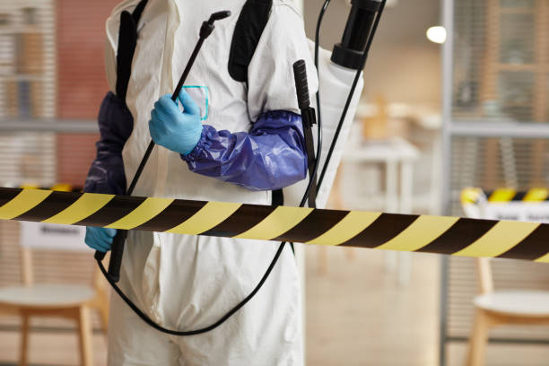Professional Blood Cleanup technician working in Stamford, NE